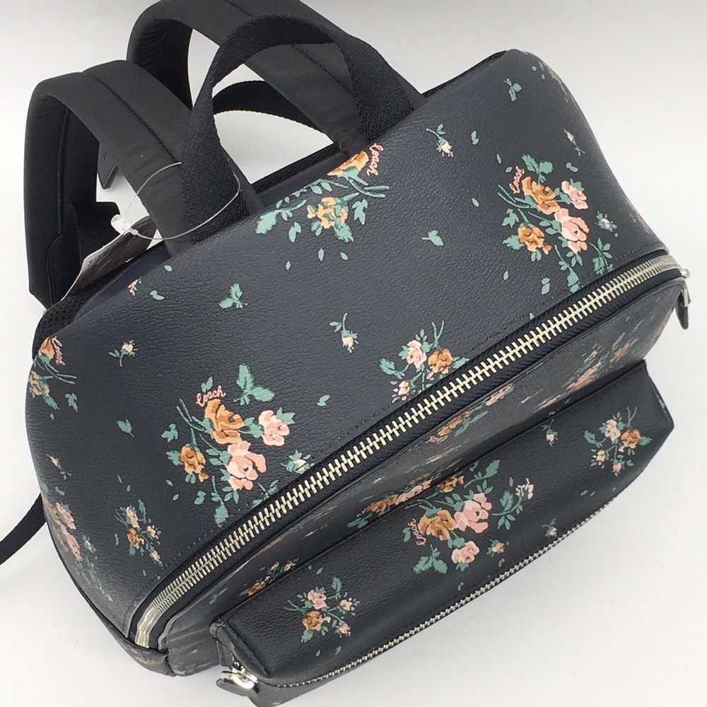 COACH MEDIUM CHARLIE BACKPACK WITH ROSE BOUQ. PRT - Picture 8 of 16